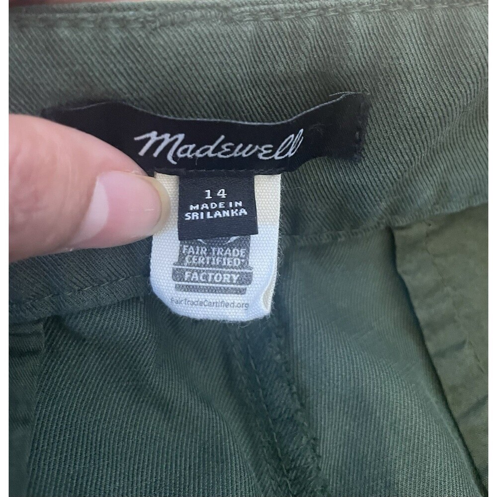 Madewell The Harlow Wide Leg Pant In Drapey Twill Size 14 - Picture 6 of 12